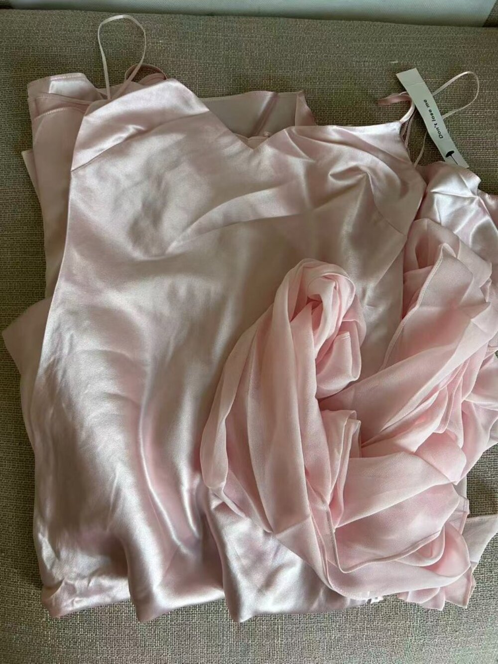 NWT Reformation Tiffani Silk Maxi Dress Gown US2 Cherry Blossom Pink - Picture 7 of 12